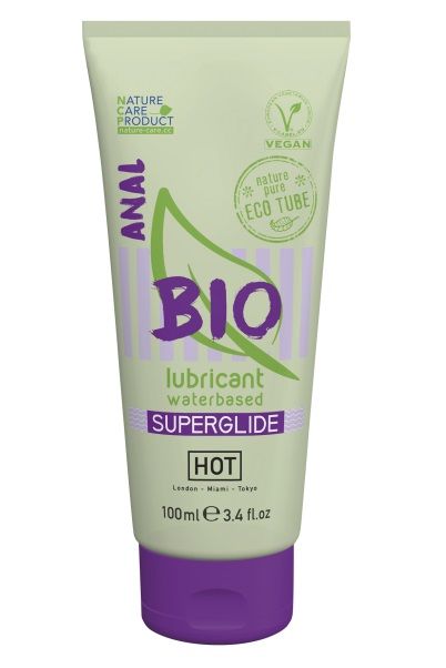 Интимный увлажняющий анальный гель BIO SuperGlide Anal - 100 мл. 1