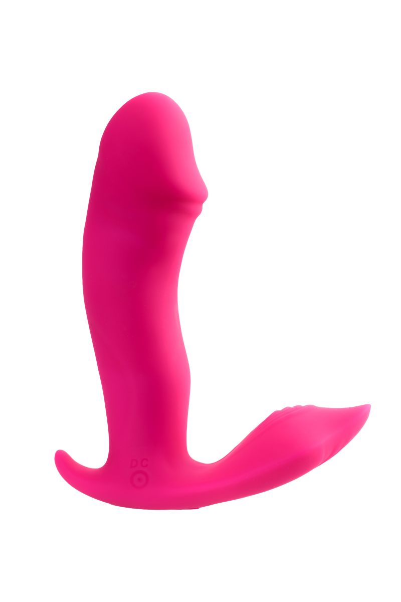 Розовый вибромассажер с голосовым управлением Tilly 2