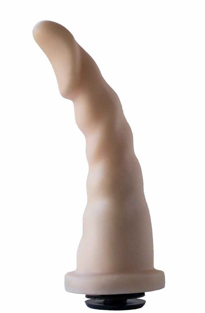 Телесная насадка на трусики харнесс Alien - 18,5 см. 1