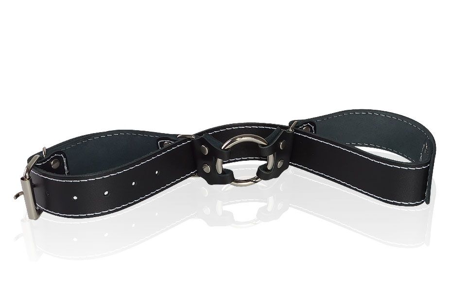 Ременные оковы из натуральной толстой кожи 1