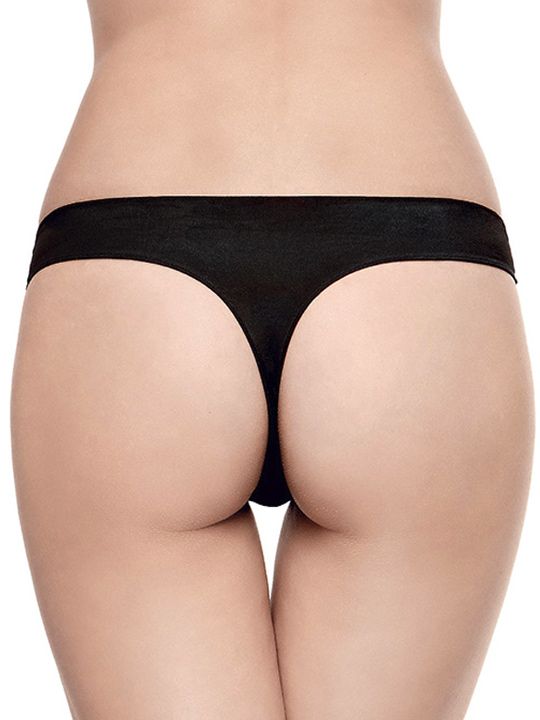 Изящные непрозрачные женские трусики-стринги 2