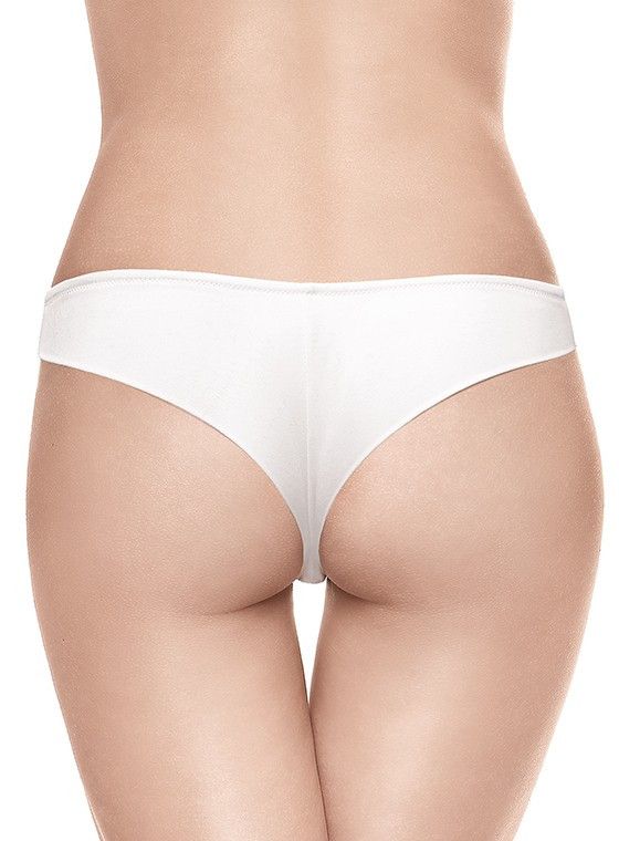 Кружевные трусики-бразилиана с геометрическим рисунком 2