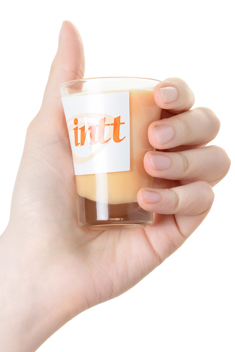 Массажная свеча для поцелуев Peach с ароматом персика - 30 гр. 7