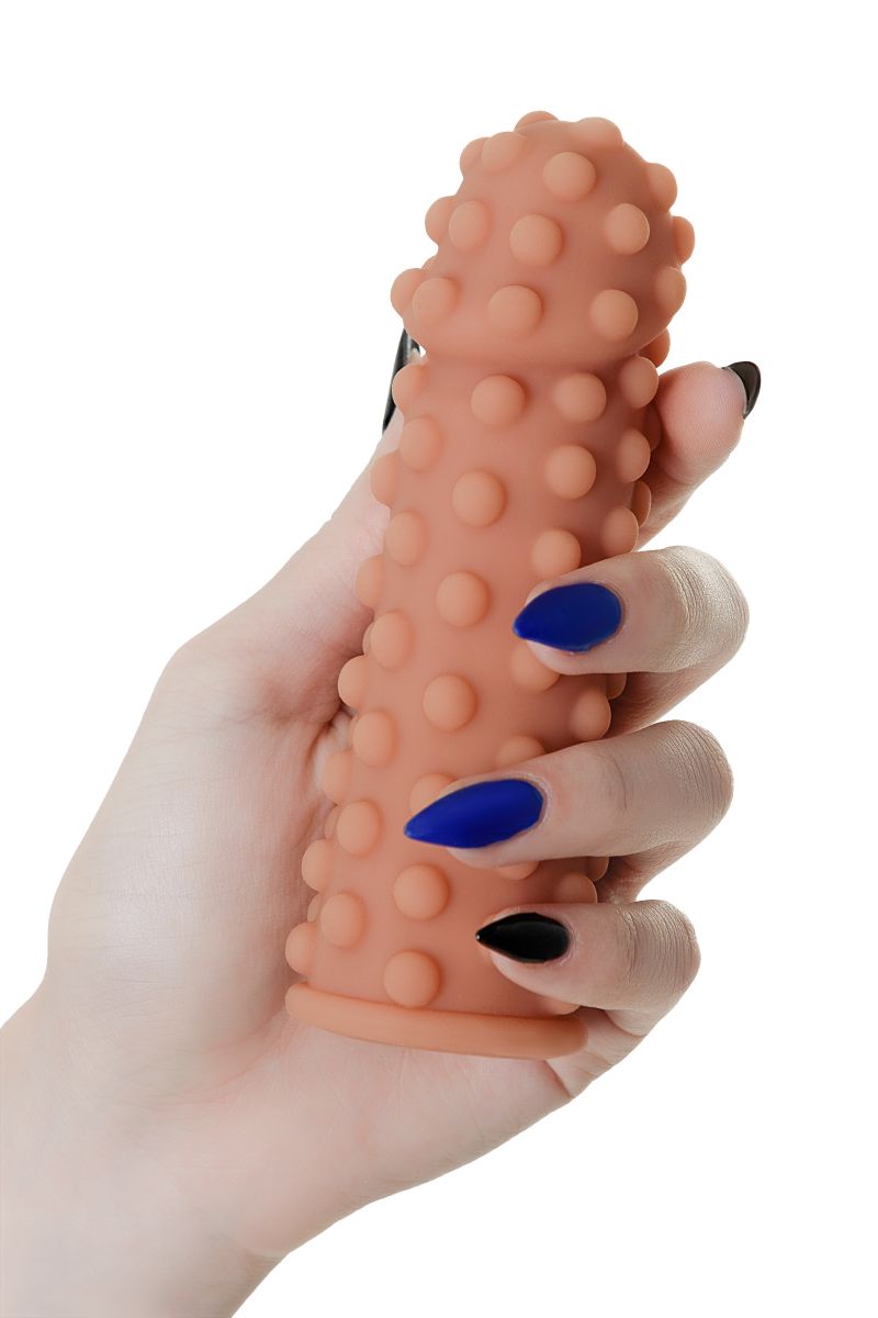 Насадка на фаллос с бугорками по поверхности Extreme Sleeve 002 S-size - 12,7 см. 8