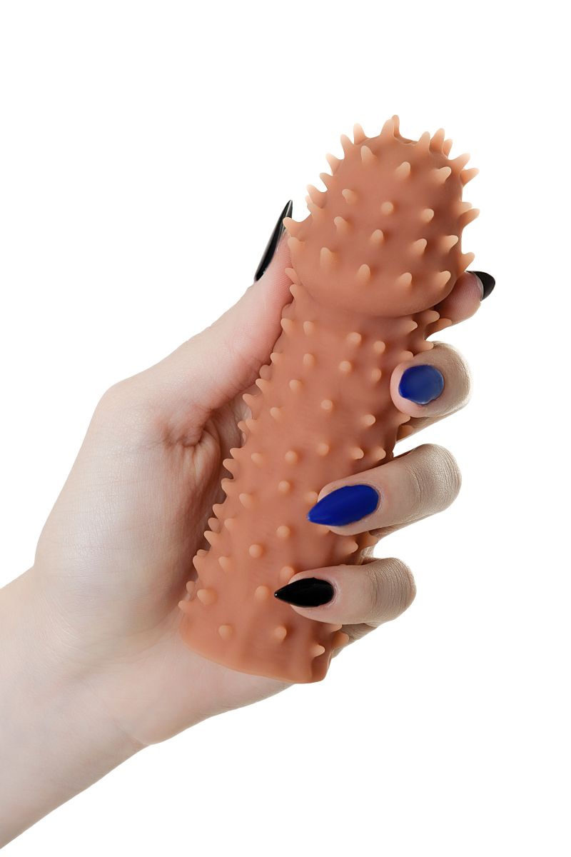 Насадка на фаллос с шипами Extreme Sleeve 007 S-size - 12,7 см. 8