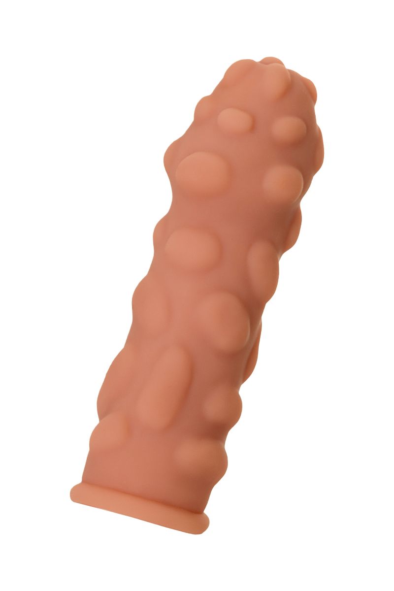 Телесная насадка на фаллос с крупными бугорками Extreme Sleeve 011 S-size - 12,7 см. 5