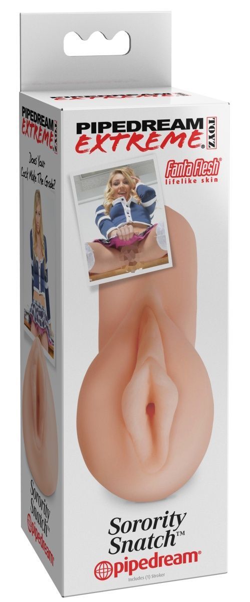 Телесный мастурбатор-вагина Sorority Snatch 3