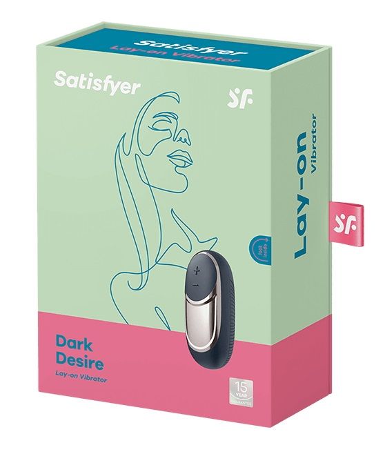 Черный вибромассажер Satisfyer Dark Desire 10