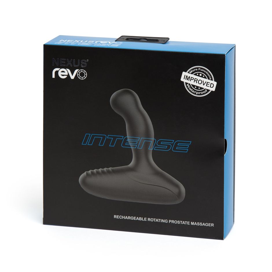 Чёрный массажер простаты NEXUS REVO INTENSE 2.0 с вращающейся головкой 5