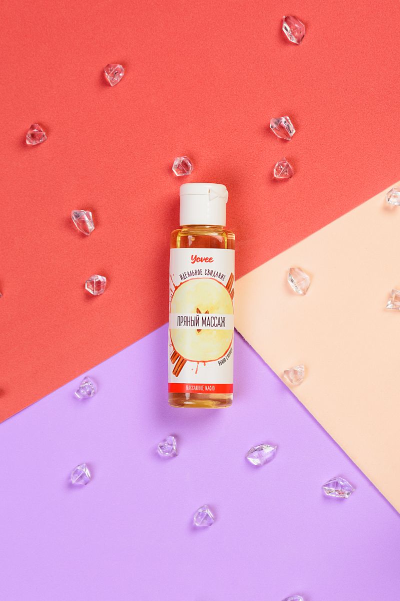 Масло для массажа «Пряный массаж» с ароматом яблока и корицы - 50 мл. 8