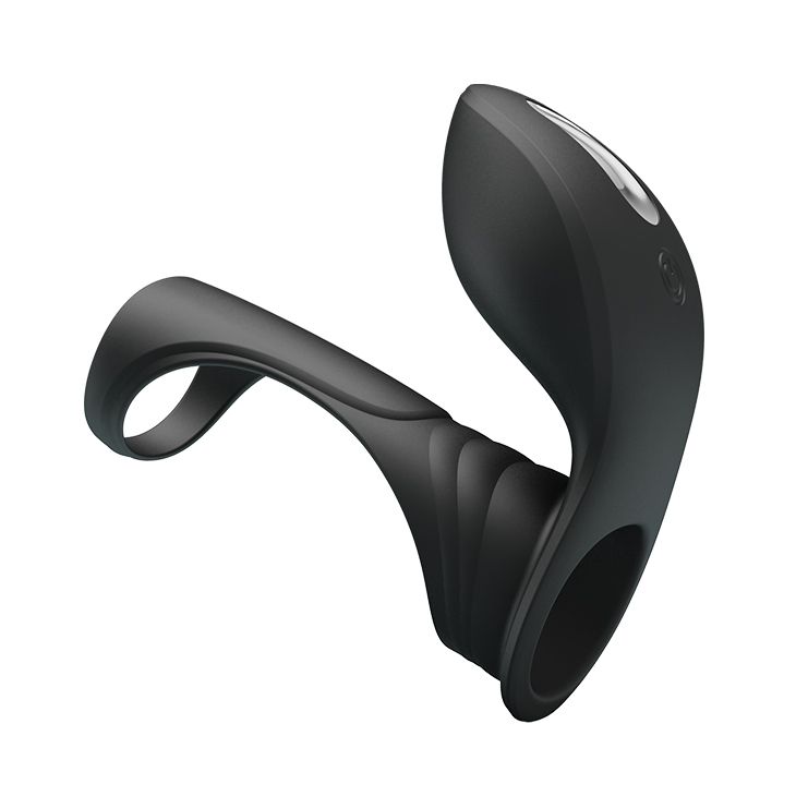 Черная насадка на пенис с вибрацией Vibration Penis Sleeve II 1