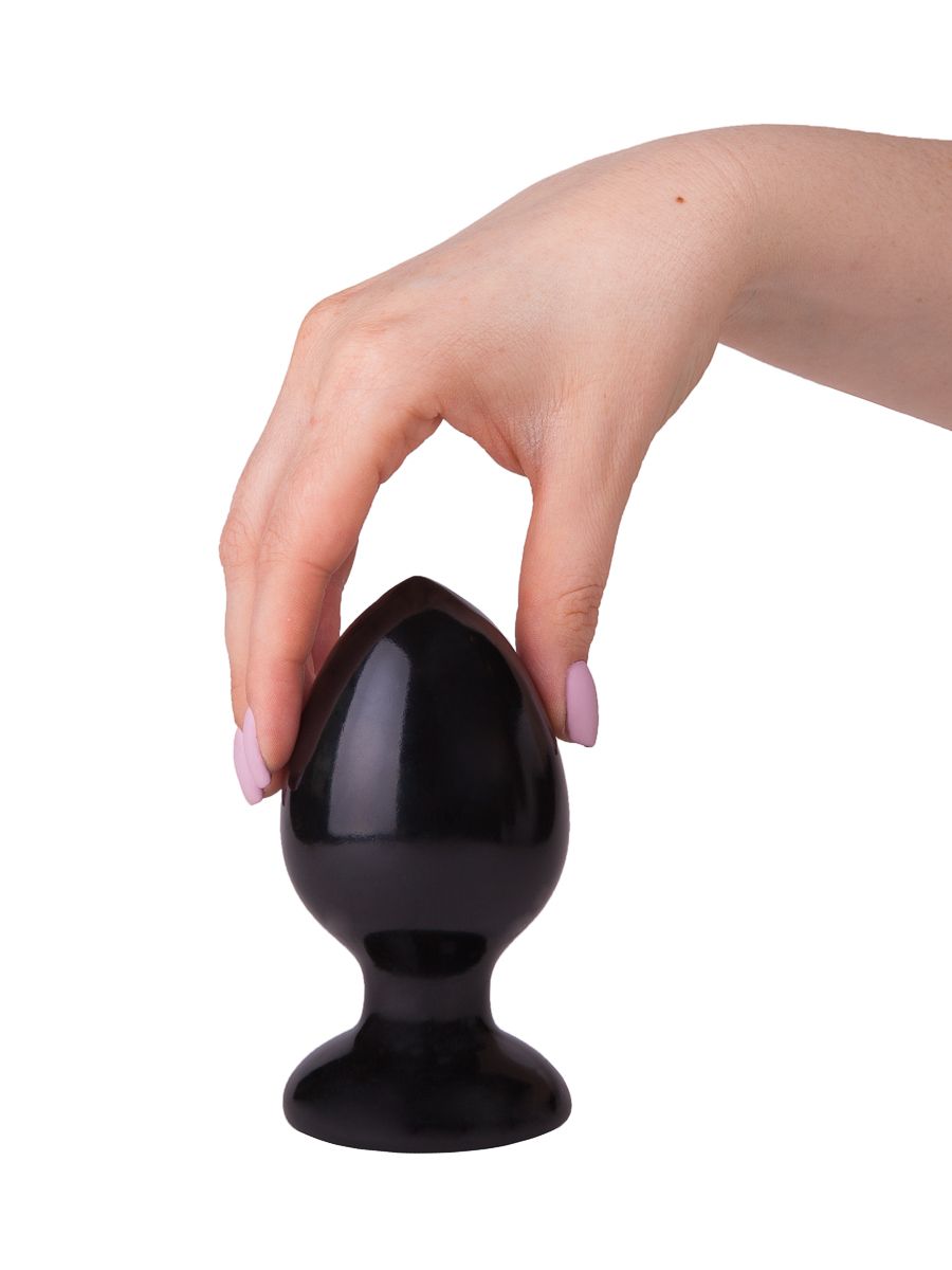 Черная анальная пробка MAGNUM 8 - 11,5 см. 3