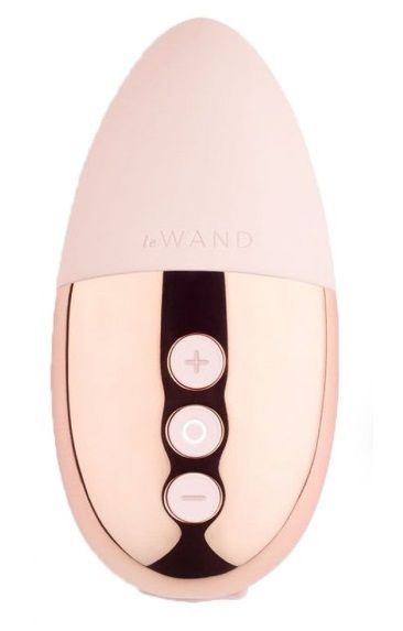 Пудровый утяжеленный премиум-вибратор Le Wand Point 1