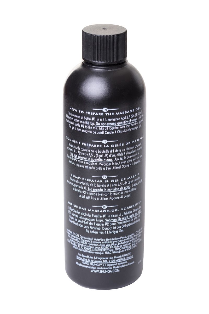 Гель с ароматом экзотических фруктов для массажа тело об тело 6