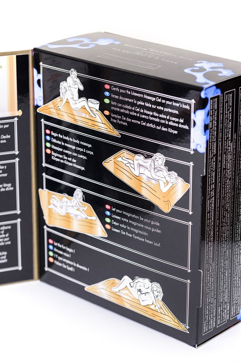 Гель с ароматом экзотических фруктов для массажа тело об тело 7