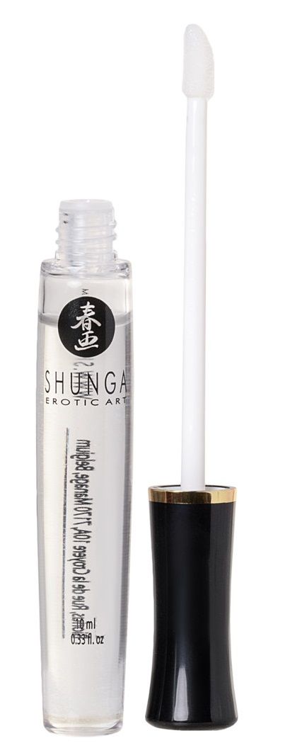 Возбуждающий блеск для губ со вкусом клубники и шампанского "Божественное удовольствие" - 10 мл. 6