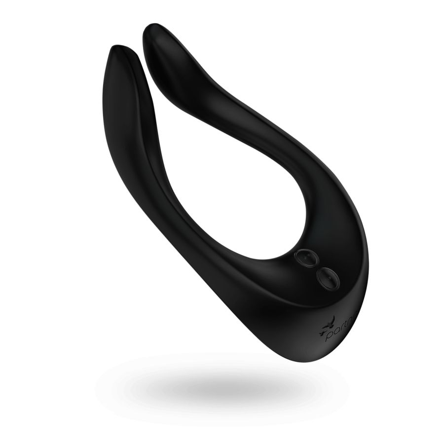 Чёрный многофункциональный стимулятор для пар Satisfyer Endless Joy 3