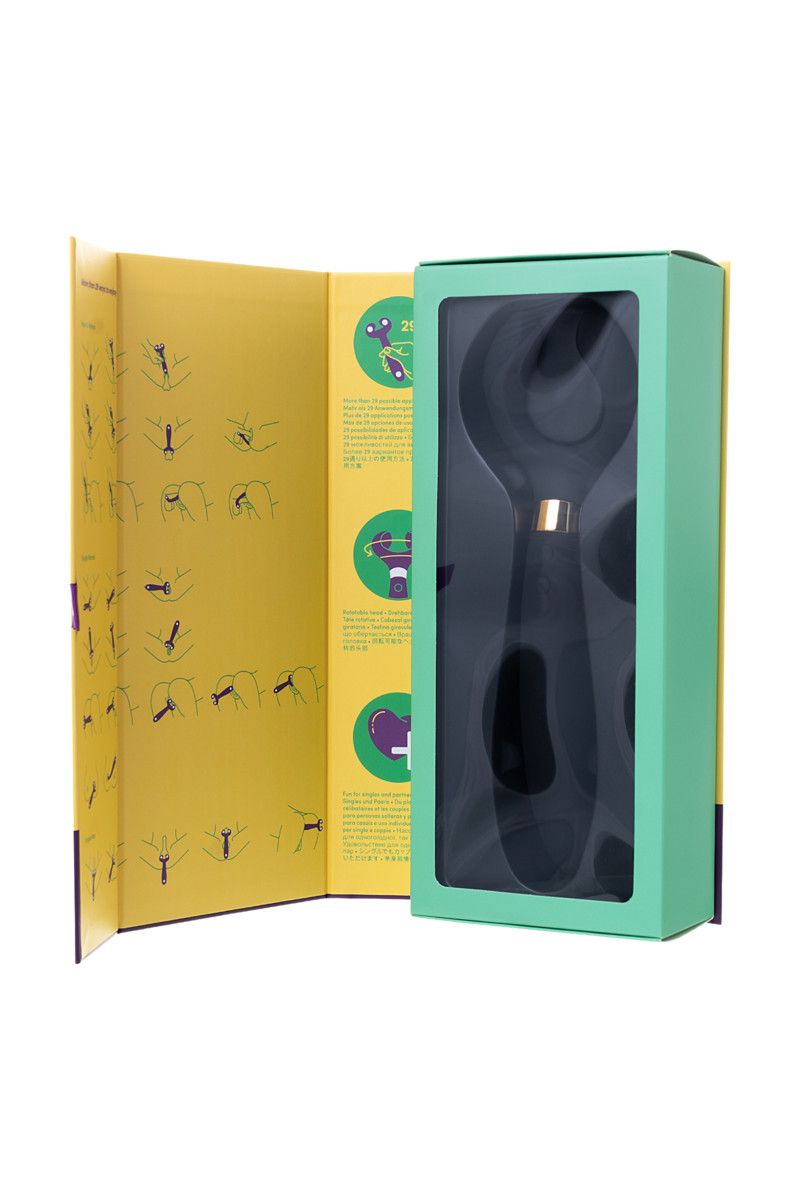 Чёрный вибромассажер для пар Satisfyer Endless Fun 7