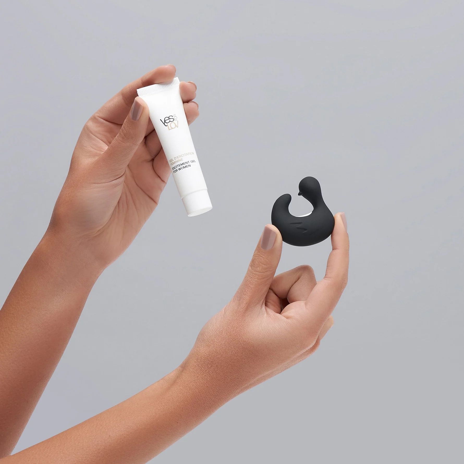 Вибростимулятор-уточка LOV’finger с возбуждающим гелем 5