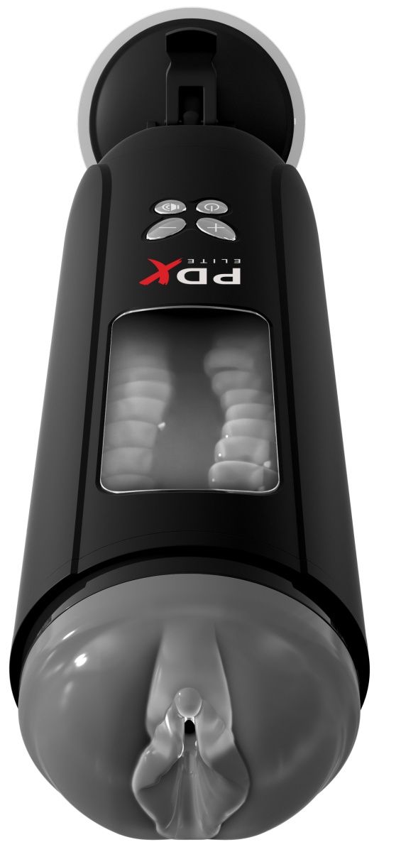 Серый мастурбатор-вагина с функцией переминания Ultimate Milker 1