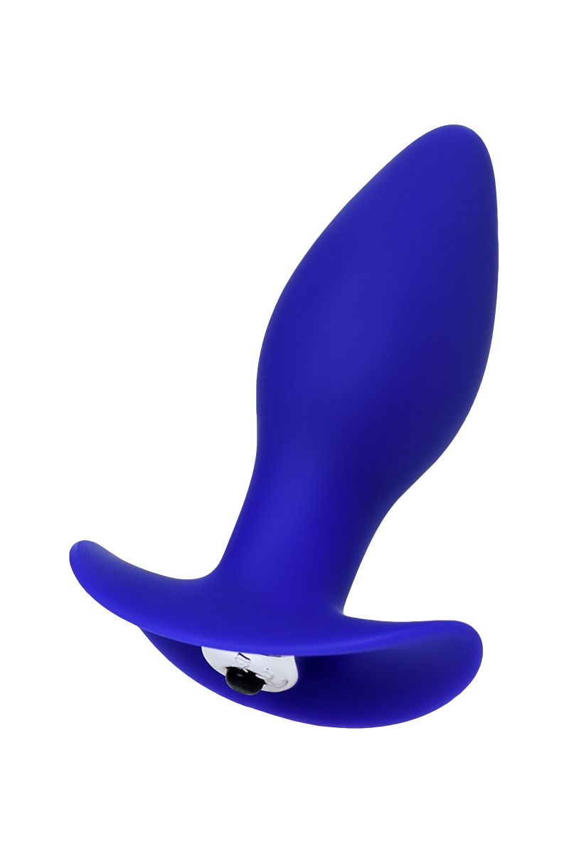 Синяя анальная вибровтулка Fancy - 10,7 см. 2