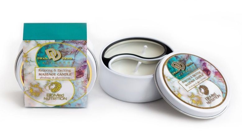 Массажная свеча "Весенняя роса" 1