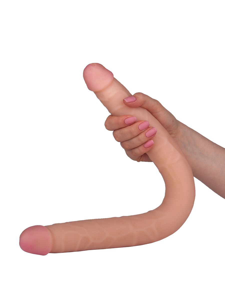 Телесный фаллоимитатор FLEX&FIX SISTEM - 47,7 см. 2