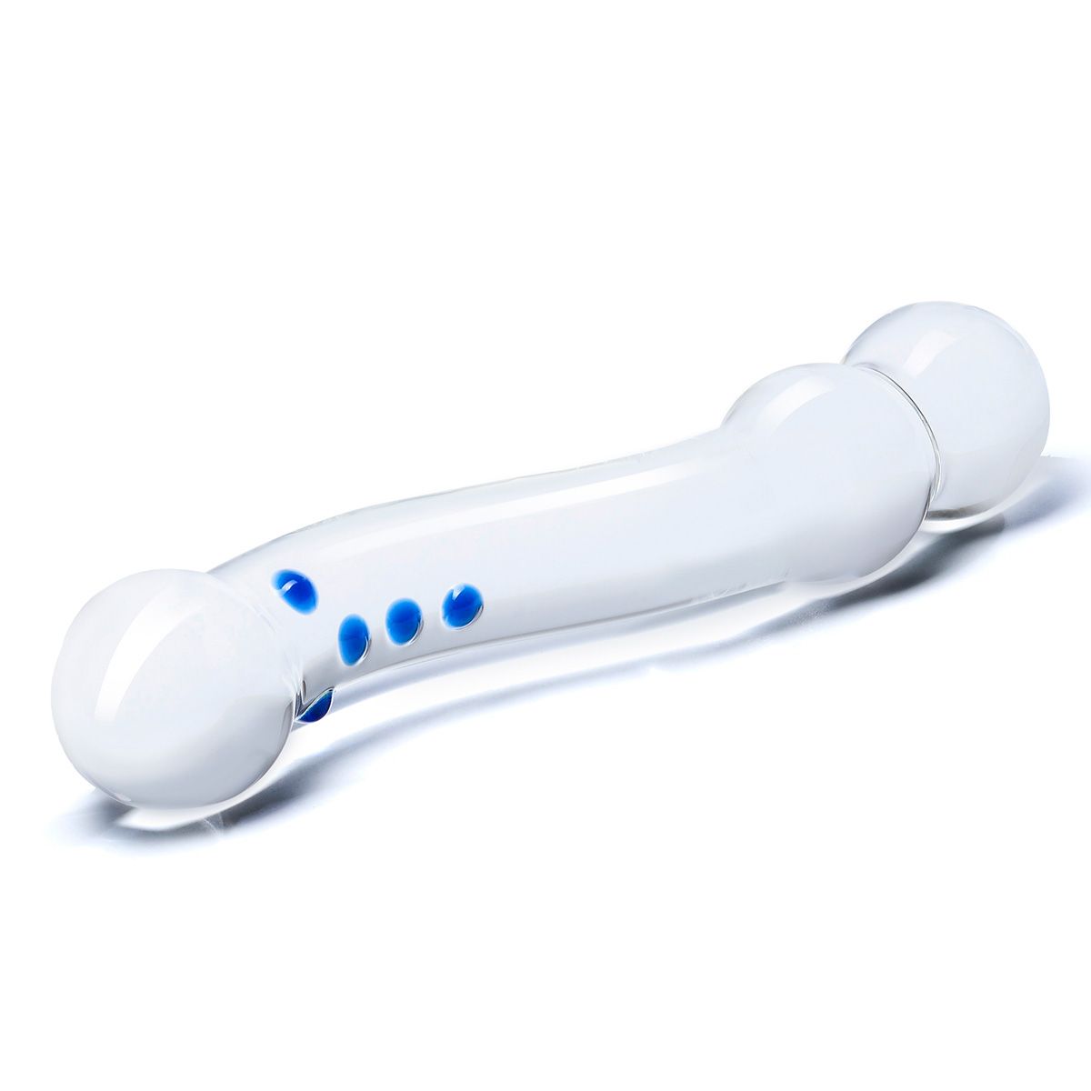 Изогнутый стеклянный стимулятор G-точки Curved G-Spot - 15,2 см. 3