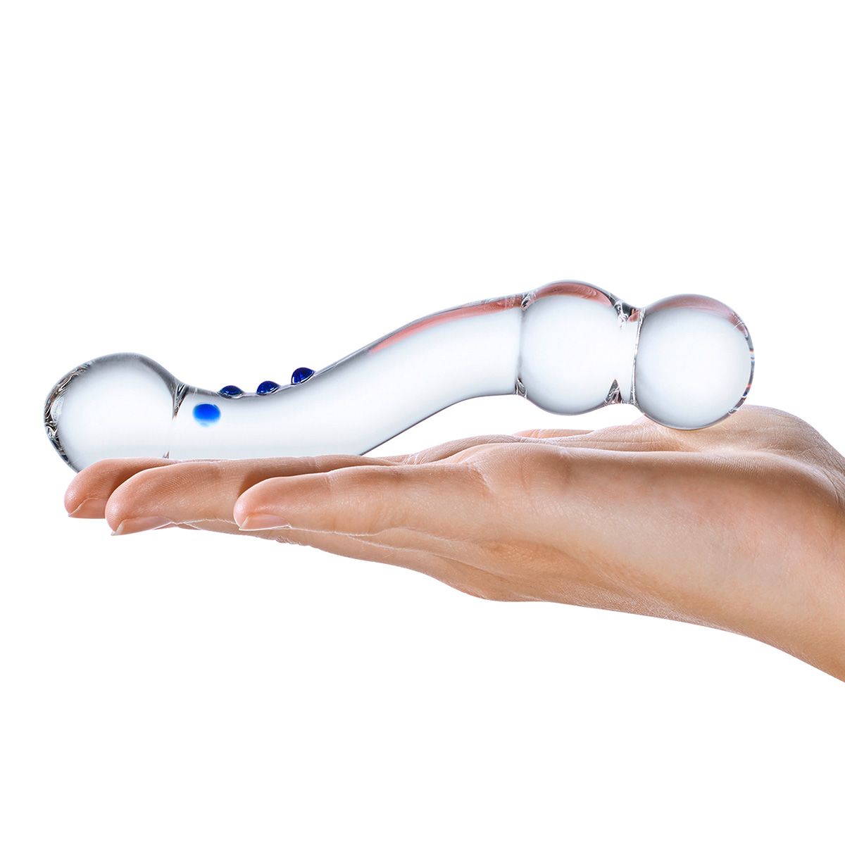 Изогнутый стеклянный стимулятор G-точки Curved G-Spot - 15,2 см. 5