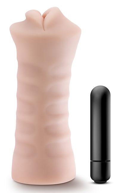 Телесный мастурбатор-ротик Angie 1