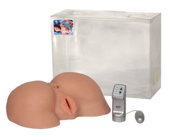 Реалистичная попка из неоскин с вибрацией 1