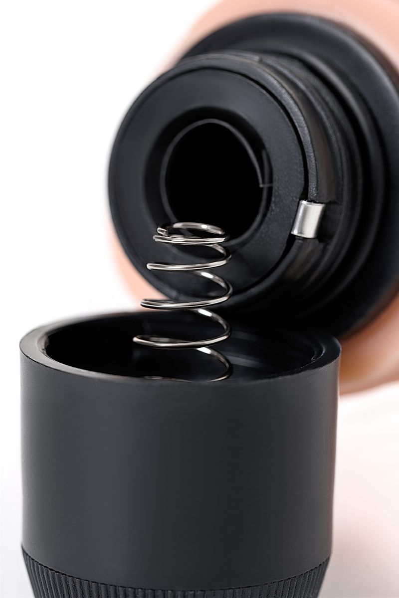 Телесный реалистичный мультискоростной вибратор - 21 см. 10