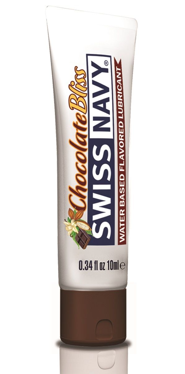 Лубрикант с ароматом шоколада Swiss Navy Chocolate Bliss Lube - 10 мл. 1