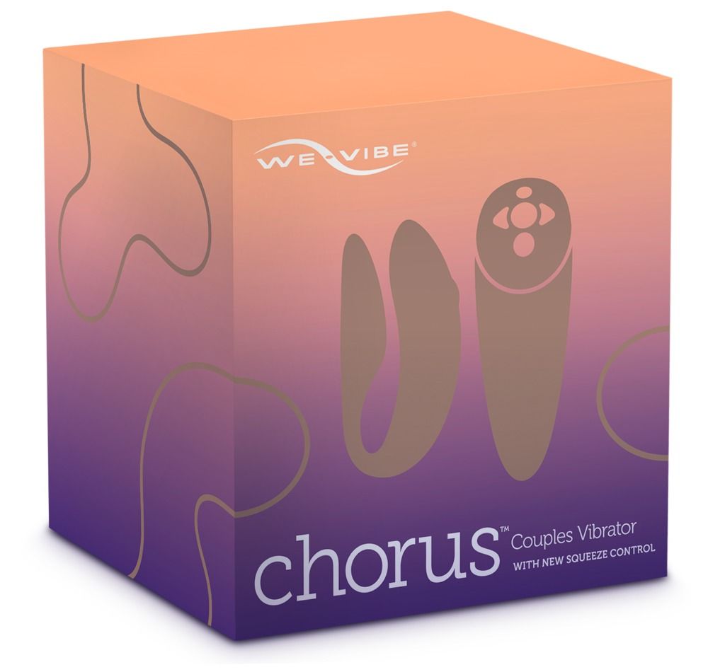 Фиолетовый вибратор для пар We-Vibe Chorus 6