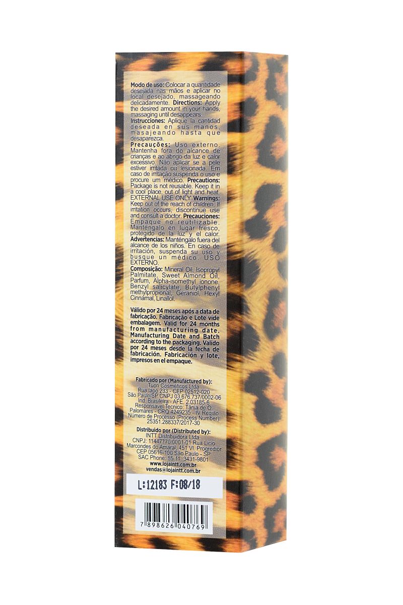 Массажное масло Sauvage с возбуждающим эффектом - 130 мл. 3