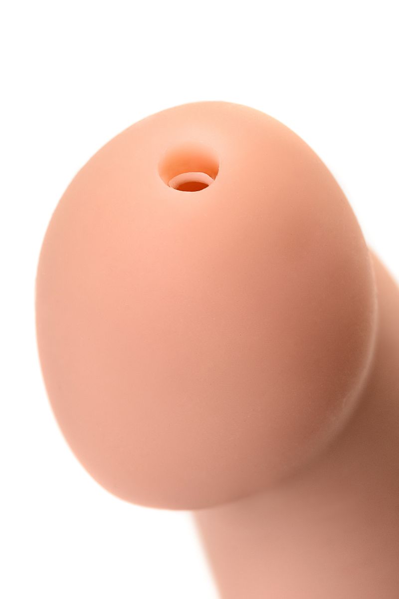 Телесный фаллос с имитацией эякуляции Silicon Cum Dildo L - 19,6 см. 14
