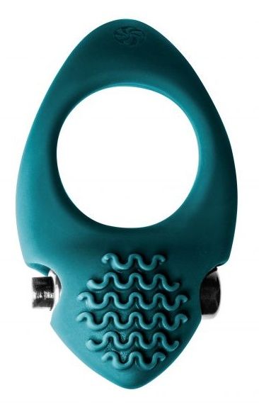 Зеленое эрекционное виброкольцо Pure Passion Midnight 1