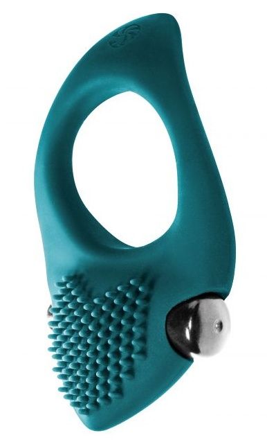 Зеленое эрекционное виброкольцо Pure Passion Sunset 3