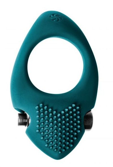Зеленое эрекционное виброкольцо Pure Passion Sunset 1