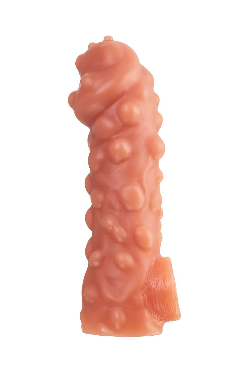 Насадка на фаллос с крупными бугорками Cock Sleeve 003 Size M - 15,6 см. 6