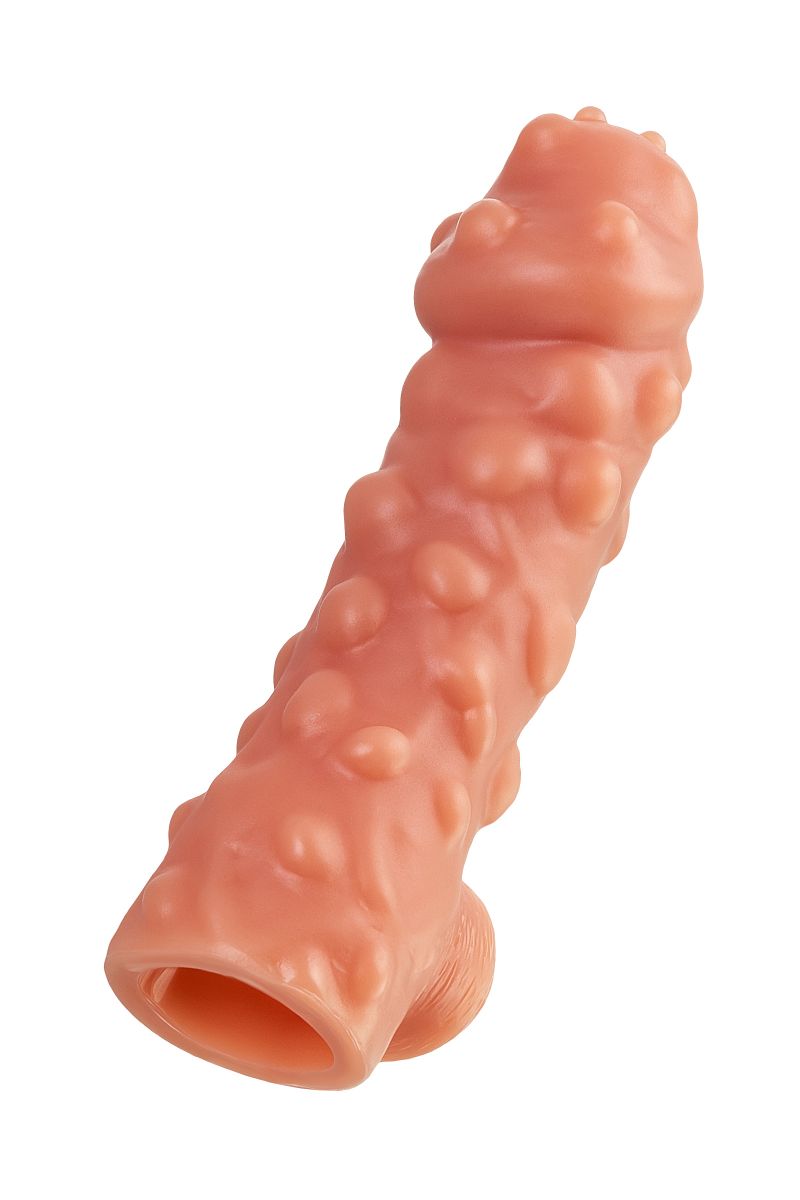 Насадка на фаллос с крупными бугорками Cock Sleeve 003 Size M - 15,6 см. 1