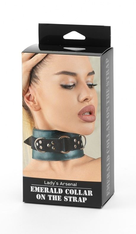 Изумрудный ошейник Emerald Collar On The Strap 4