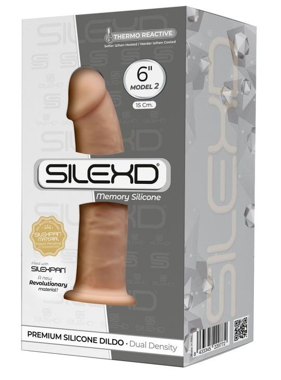 Телесный фаллоимитатор-реалистик на присоске Model 2 6’’- 15,4 см. 2