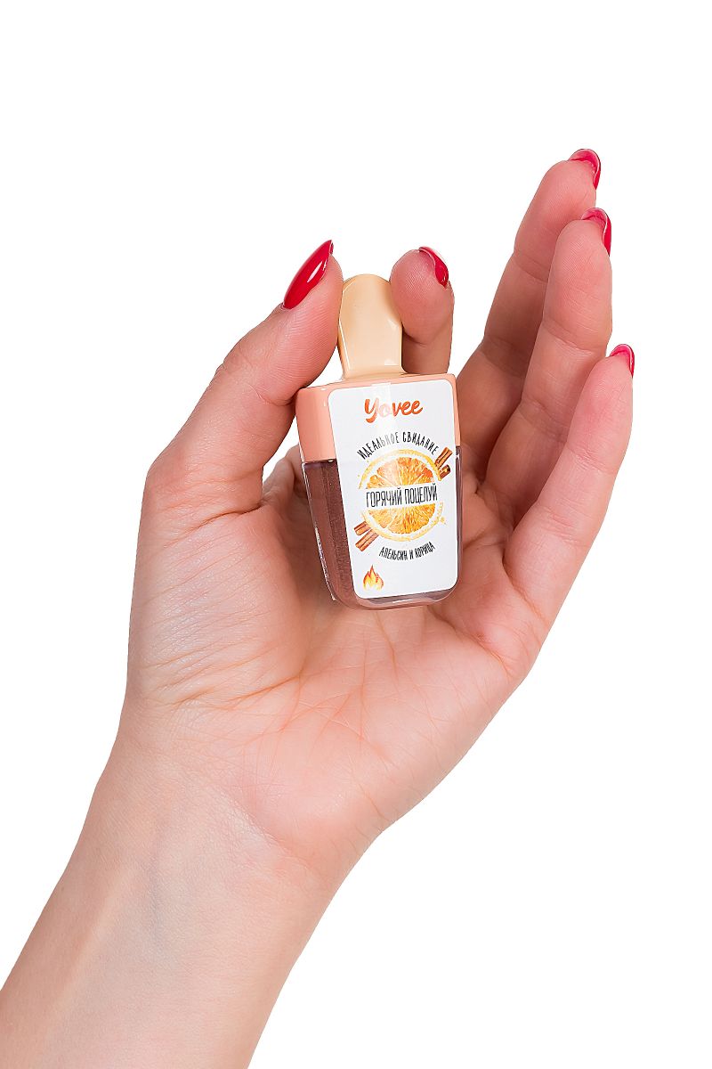 Бальзам для губ «Горячий поцелуй» с ароматом апельсина и корицы - 5,5 мл. 5