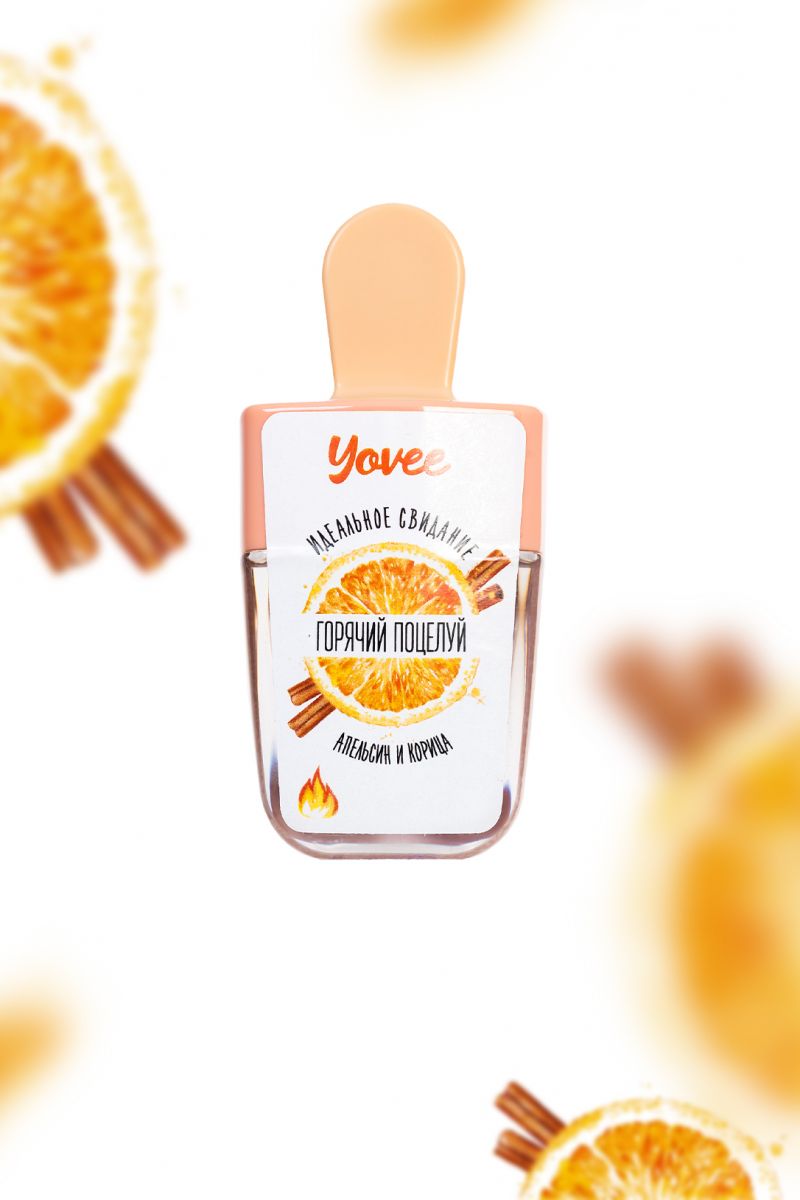 Бальзам для губ «Горячий поцелуй» с ароматом апельсина и корицы - 5,5 мл. 6