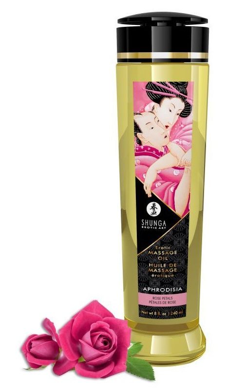 Массажное масло с ароматом розы Aphrodisia - 240 мл. 2