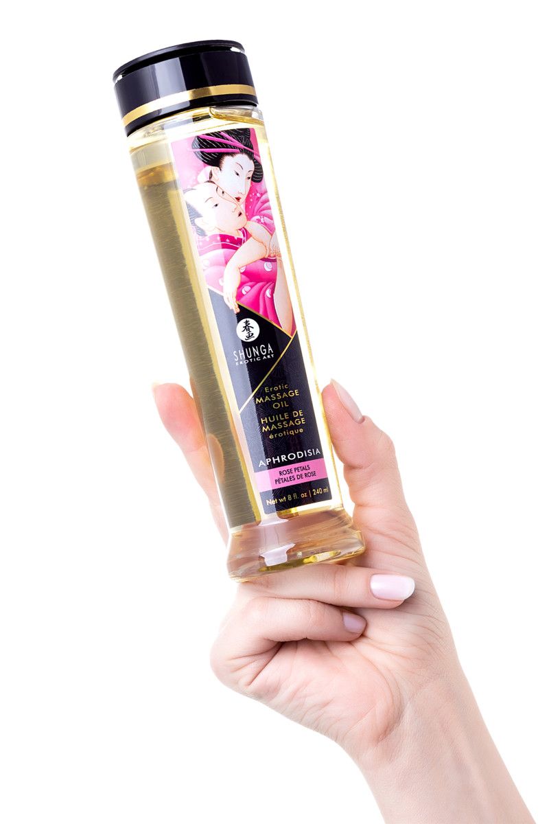 Массажное масло с ароматом розы Aphrodisia - 240 мл. 4