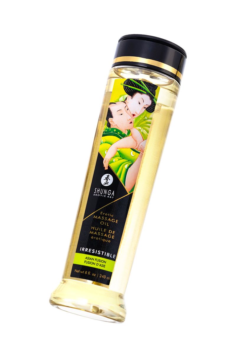Массажное масло с ароматом азиатских фруктов Irresistible - 240 мл.  4
