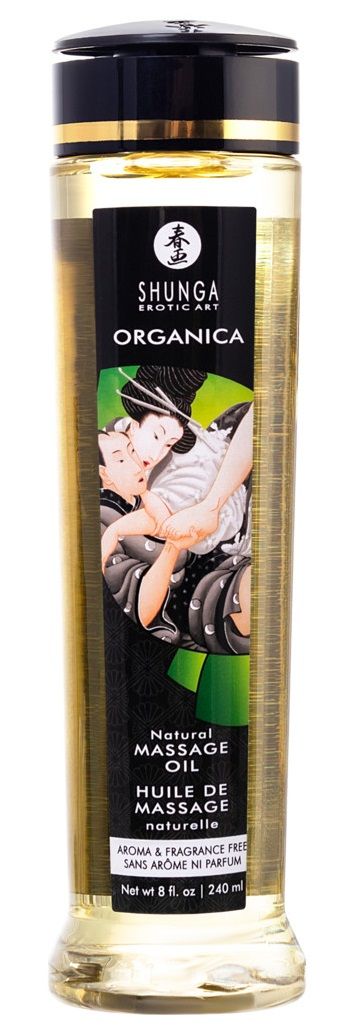 Массажное масло без аромата Organica - 240 мл. 1