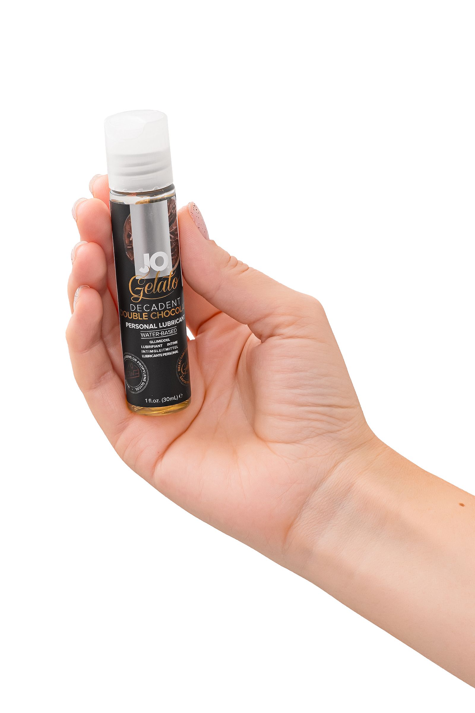 Лубрикант с ароматом шоколада JO GELATO DECADENT DOUBLE CHOCOLATE - 30 мл. 4